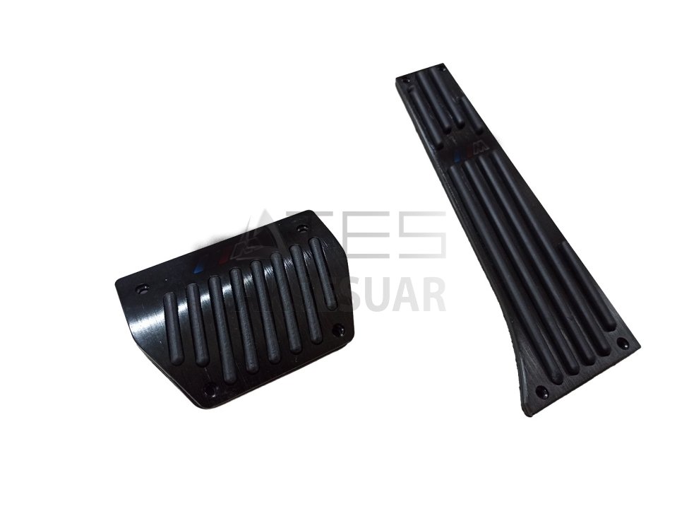 BMW E46 E90 E92 E93 E87 (1 VE 3 SERISI) OTOMATIK PEDAL SET - SIYAH (DELME GEREKTIREN)