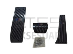 BMW E46 E90 E92 E93 E87 (1 VE 3 SERISI) OTOMATIK PEDAL SET - SIYAH (DELME GEREKTIREN)