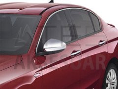 Fiat Egea Krom Cam Üst Çerçevesi 4 Parça Taşlı 2016 ve Sonrası