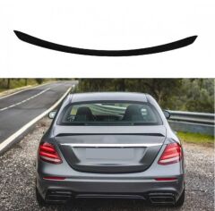 W213 2016-2019 E SERISI IÇIN UYUMLU E63 S SPOILER - PIANO BLACK