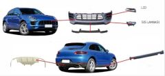MACAN 2014-2017 IÇIN UYUMLU TECH-ART IÇIN UYUMLU BODY KIT