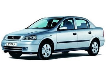 Opel Astra G Krom Yan Kapı Çıtası 4 Prç 1998-2009