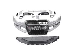 A6 2012-2014 IÇIN UYUMLU RS6 ÖN TAMPON PANJUR SETI  (KROM ÇERÇEVE)