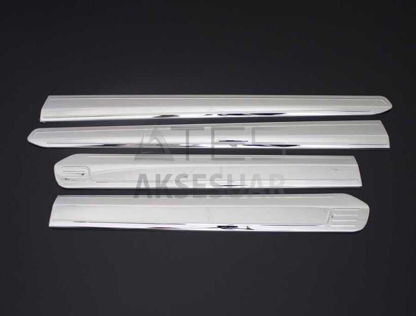Fiat Doblo Krom Yan Kapı Çıtası 4 Parça 2010-2014 Arası