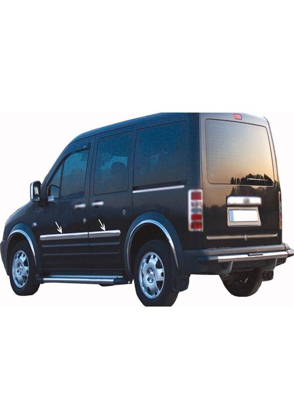 Ford Connect Krom Yan Kapı Çıtası 4 Prç 2009-2014 (Uzun Saşi)