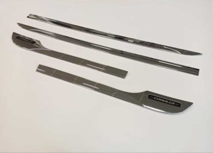 COROLLA 2019+ IÇIN UYUMLU KAPI ÇITASI NIKELAJ