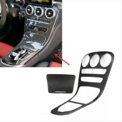 W205 IÇIN UYUMLU ORTA KONSOL KAPLAMA - KARBON