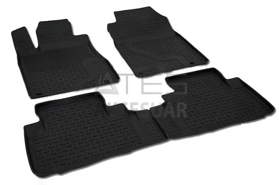 Honda CR-V 4D Havuzlu Paspas Siyah 2013 ve Sonrası