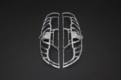 Fiat Doblo 2 Krom Stop Çerçevesi 2 Parça Abs 2014 ve Sonrası