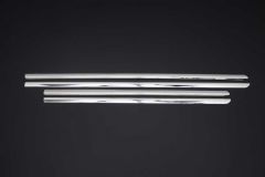 Renault Clio Cam Çıtası 4 Parça Paslanmaz Çelik 2013>