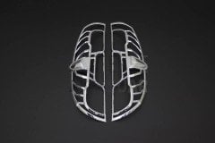 Fiat Doblo 2 Krom Stop Çerçevesi 2 Parça Abs 2020 ve Sonrası