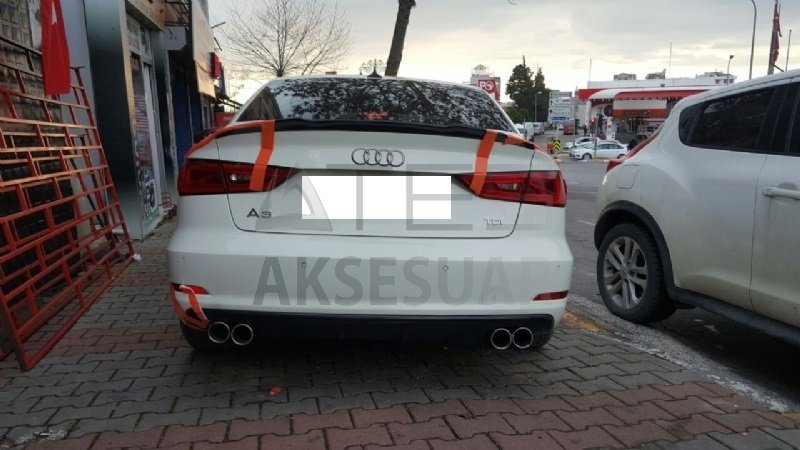 Audi A3 Sedan Anatomik Spoiler Geniş(2015) Boyalı