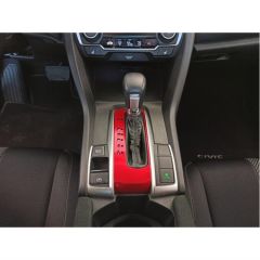 CIVIC FC5 2016-2020 IÇIN UYUMLU OTOMOTIK VITES KAPLAMA- KIRMIZI P-R-N-D-S-L