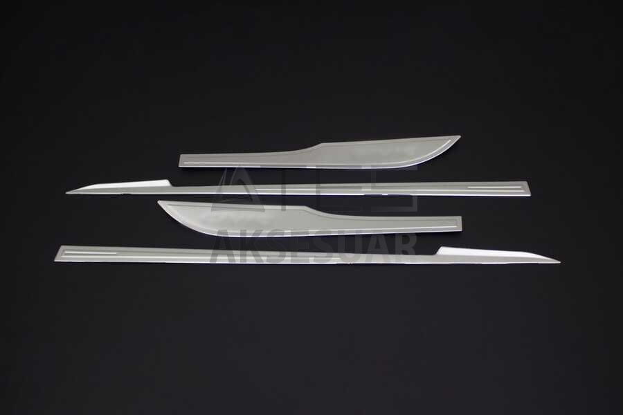 Honda Civic FC5 Krom Yan Kapı Çıtası 4 Parça 2016-2021 Arası