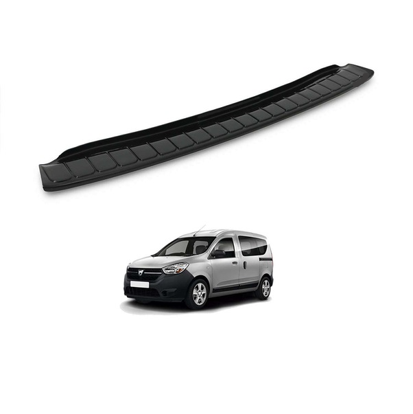 Dacia Dokker Arka Tampon Eşiği Koruma Parlak Siyah 2013-