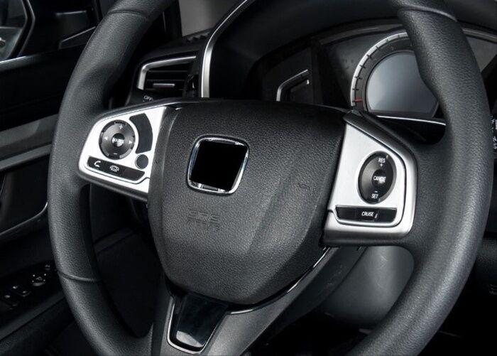 CIVIC FC5 2016-2020 IÇIN UYUMLU DIREKSIYON KAPLAMASI 2 PARÇA - SILVER