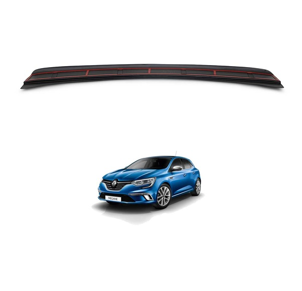 Renault Megane 4 Arka Tampon Eşiği Koruma Abs Mat Siya