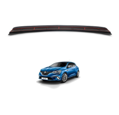 Renault Megane 4 Arka Tampon Eşiği Koruma Abs Mat Siya