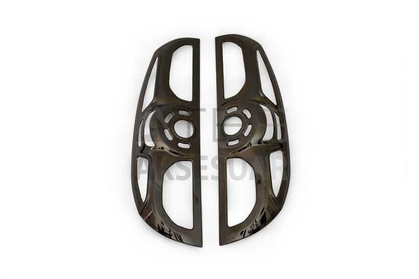 Fiat Doblo 2 Siyah Krom Stop Çerçevesi 2 Parça Abs 2010-2014 Arası