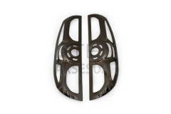 Fiat Doblo 2 Siyah Krom Stop Çerçevesi 2 Parça Abs 2010-2014 Arası