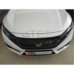 HONDA CIVIC FC5 2016-2020 ÖN PANJUR KAPLAMA PIANO BLACK