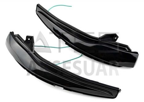 MERCEDES DINAMIK LED AYNA SINYALI MAVI SELAMLAMA (W205 -W213 - W222- X253- W447)