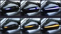 MERCEDES DINAMIK LED AYNA SINYALI MAVI SELAMLAMA (W205 -W213 - W222- X253- W447)