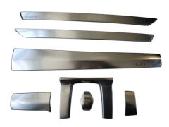 CIVIC FC5 2016-2020 IÇIN UYUMLU IÇ KAPLAMA SET SILVER 7 PARÇA