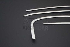 Fiat Egea Sedan/HB Krom Üst Cam Çerçevesi 4 Parça 2015 ve Sonrası