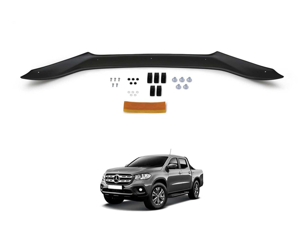 Mercedes X-Class Ön Kaput Maskesi Koruma Rüzgarlığı Deflektör