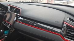 CIVIC FC5 2016-2020 IÇIN UYUMLU KIRMIZI HAVA MENFEZ ÇITASI