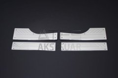 Fiat Doblo 2 Krom İç Kapı Eşiği 4 Parça 2020 ve Sonrası