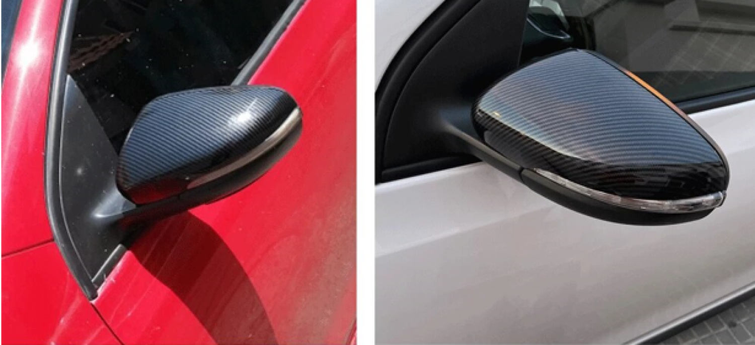 Volkswagen Golf Ayna Kapağı 2 Parça Karbon