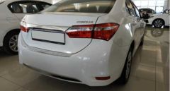 COROLLA 2013-2016  IÇIN UYUMLU  ARKA TAMPON ALT KAPLAMA NIKELAJ