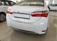 COROLLA 2013-2016  IÇIN UYUMLU  ARKA TAMPON ALT KAPLAMA NIKELAJ