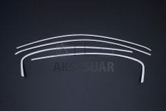 Fiat Egea Cross Krom Üst Cam Çerçevesi 4 Parça 2020 ve Sonrası