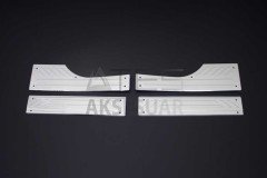 Fiat Doblo Krom İç Kapı Eşiği 4 Parça 2010 ve Sonrası