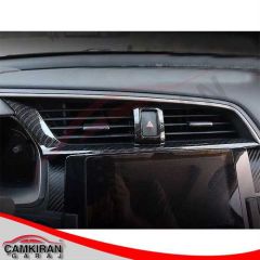 CIVIC FC5 2016-2020 IÇIN UYUMLU HAVA MENFEZ KAPLAMA 3 PARÇA - KARBON