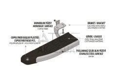 Fiat Doblo 2 Armada Yan Basamak Krom Kısa Şase 2020 ve Sonrası