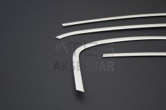 Fiat Egea Cross Krom Cam Üst Çerçevesi 4 Parça Taşlı 2020 ve Sonrası