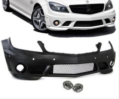 W204 2007-2011 IÇIN UYUMLU  C63 ÖN TAMPON (MAKYAJSIZ)