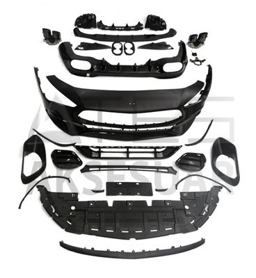 W118 CLA 45 FULL BODY KIT (ÖN TAMPON , PANJUR,DİFÜZÖR,EGZOZ)