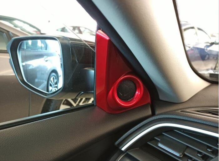 CIVIC FC5 2016-2020 IÇIN UYUMLU TWEETER KAPLAMA- KIRMIZI