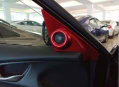 CIVIC FC5 2016-2020 IÇIN UYUMLU TWEETER KAPLAMA- KIRMIZI