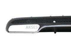 MERCEDES W205 C63 SILVER DIFÜZÖR & EGZOZ SETI (AMG SEDAN) SILVER DIFÜZÖR - SILVER EGZOZ ILE