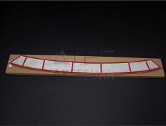 Opel Vivaro 4 Krom Arka Tampon Eşiği Taşlı Uzun Şase 2019 ve Sonrası