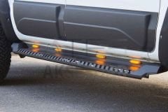 Mitsubishi L200 Dakar Yan Basamak Siyah V1 Işıklı 2015-2019 Arası