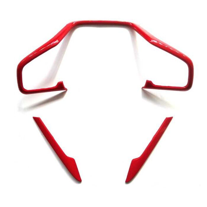 CIVIC FC5 2016-2021 IÇIN UYUMLU  DIREKSIYON KAPLAMA SETI KIRMIZI 3 PARÇA