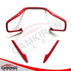 CIVIC FC5 2016-2021 IÇIN UYUMLU  DIREKSIYON KAPLAMA SETI KIRMIZI 3 PARÇA