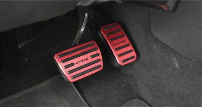CIVIC FC5 IÇIN UYUMLU PEDAL SETI (GECME MODEL) 2 PARÇA - KIRMIZI